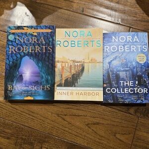 Book Set, Bay of Sighs,Inner Harbor, The Collector by Nora Robert’s.New/like new